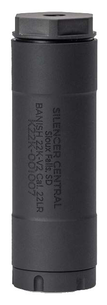 BANISH SUPPRESSOR 22K-V2 DT BLK 1/2X28