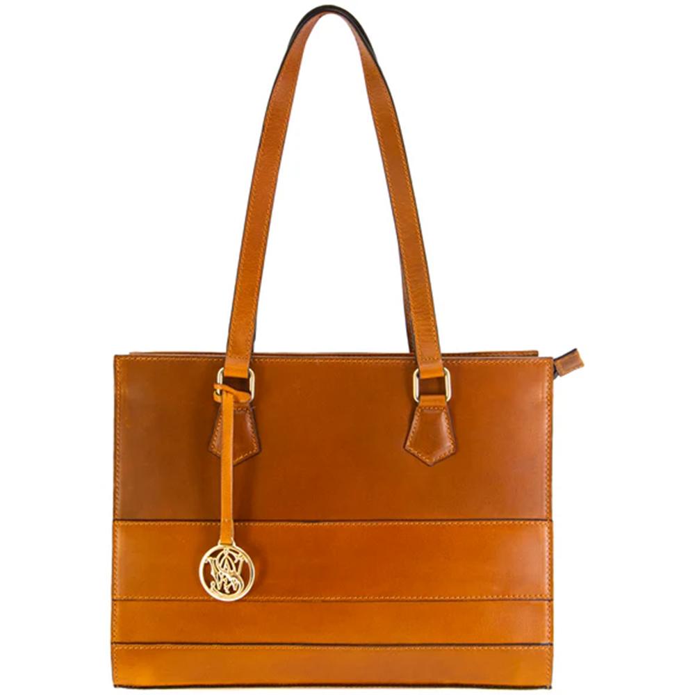 Rugged Rare S&W Structured Handbag Concealed Carry Purse Tan