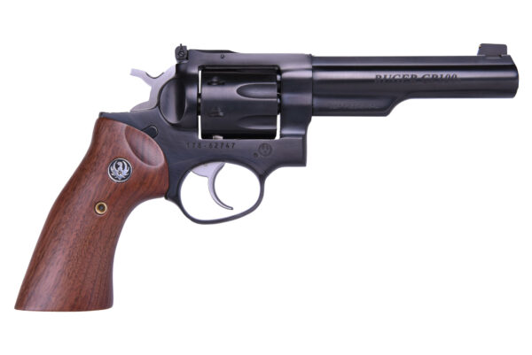 RUGER GP100 327FED BLUE 5" HALF LUG