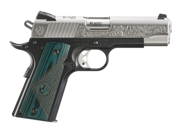 SR1911 LW Comm 45 Auto 4.25" SS Grn G10 7rd