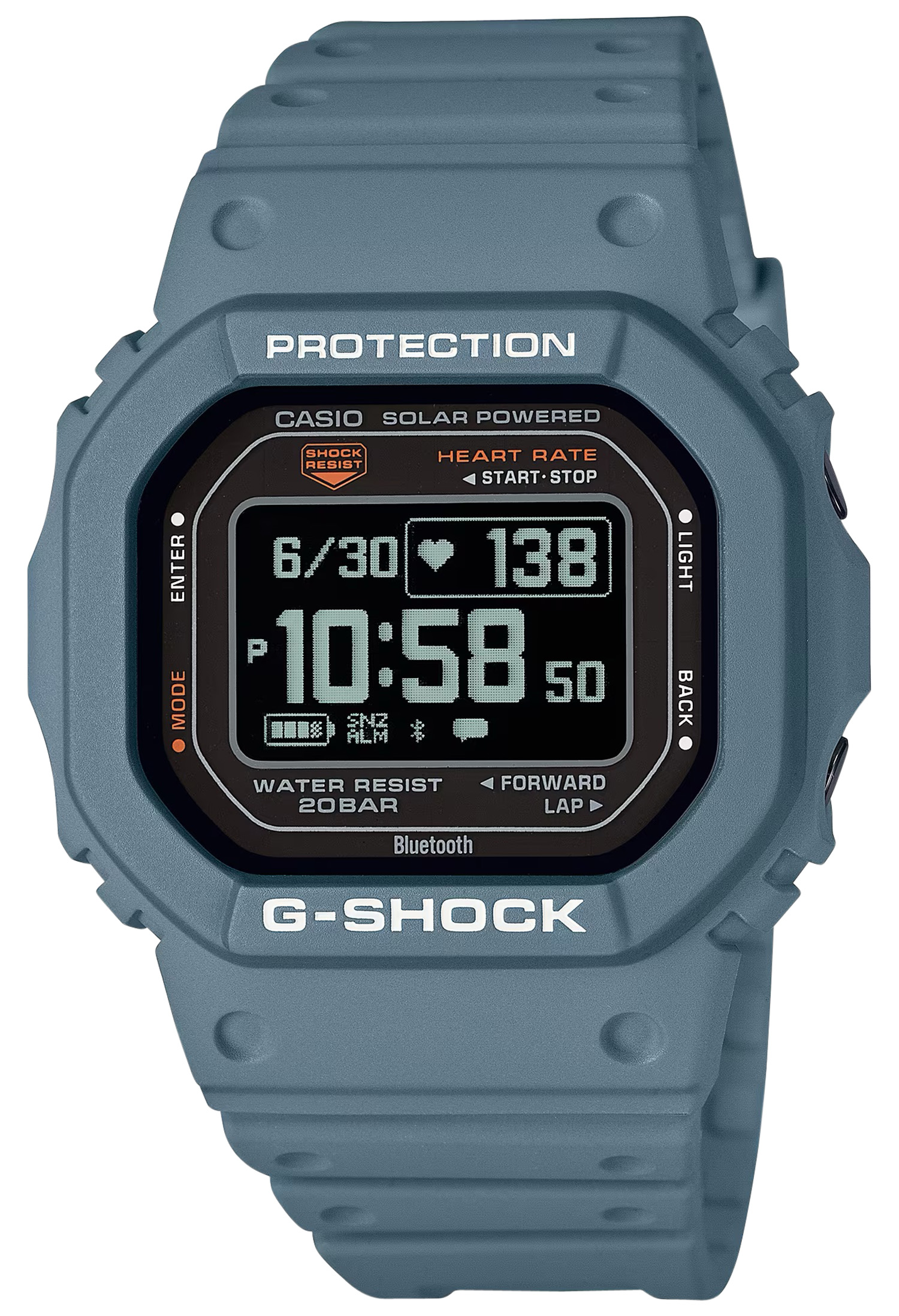 G-shock/vlc Distribution DWH56002 G-Shock Move Series Fitness Tracker Blue/Gray Size 145-215mm