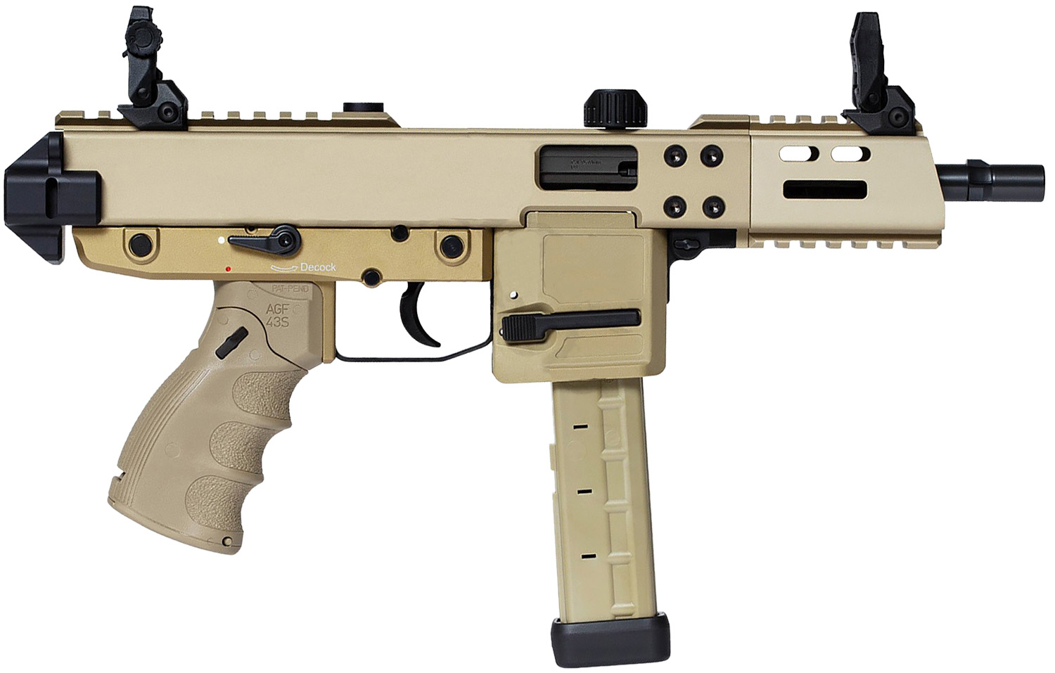 B&T Firearms BT440000CFDEUS KH9 Covert 9mm Luger 25+1 6" Flat Dark Earth Cerakote