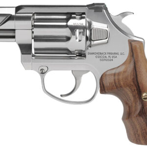 Diamondback DB075AS701 SDR  Exclusive Grip 357 Mag/38 Special +P 6 Shot Polished Stainless Steel Barrel, Stainless Steel Frame & Cylinder, Hogue Wood Grip