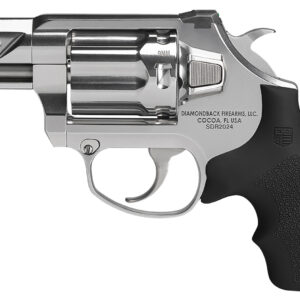 Diamondback DB0700P701 SDR  9mm Luger 6  Shot 3" Polished Stainless Steel Barrel, Cylinder & Frame, Black Hogue Rubber Grip, Exposed Hammer