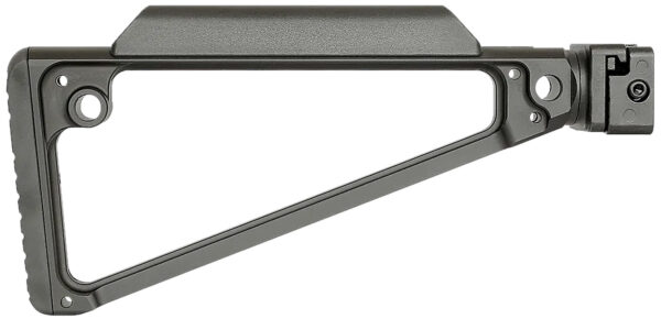 Midwest Industries MITRISF Triangle Side Folding Stock Black 6061 Aluminum