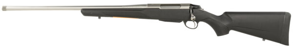 Tikka JRTXB47122MT T3 Lite Full Size 7mm PRC 3+1 22.40" Stainless Threaded Barrel, Drilled & Tapped Stainless Steel Receiver, Fixed Black Synthetic Stock, Left Hand