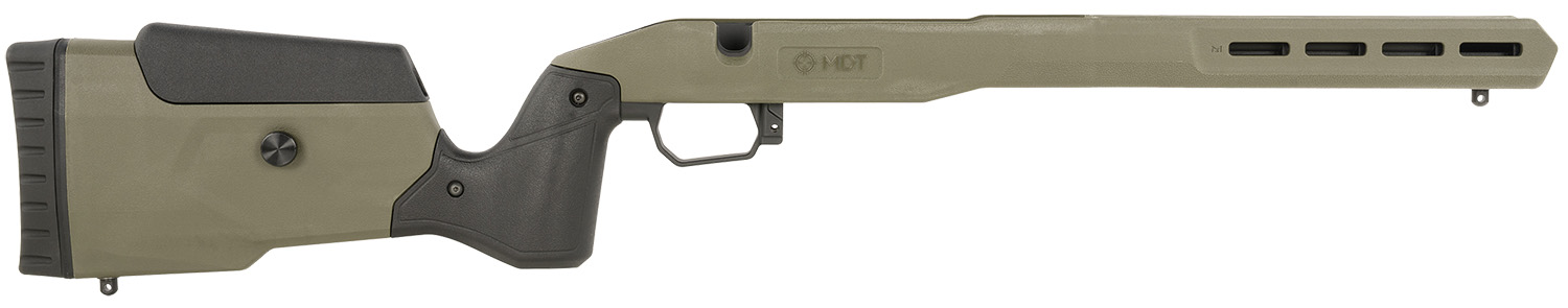 Mdt Sporting Goods Inc 109545ODG Field Stock  ODG Fits Ruger American LA Long Action Right Hand