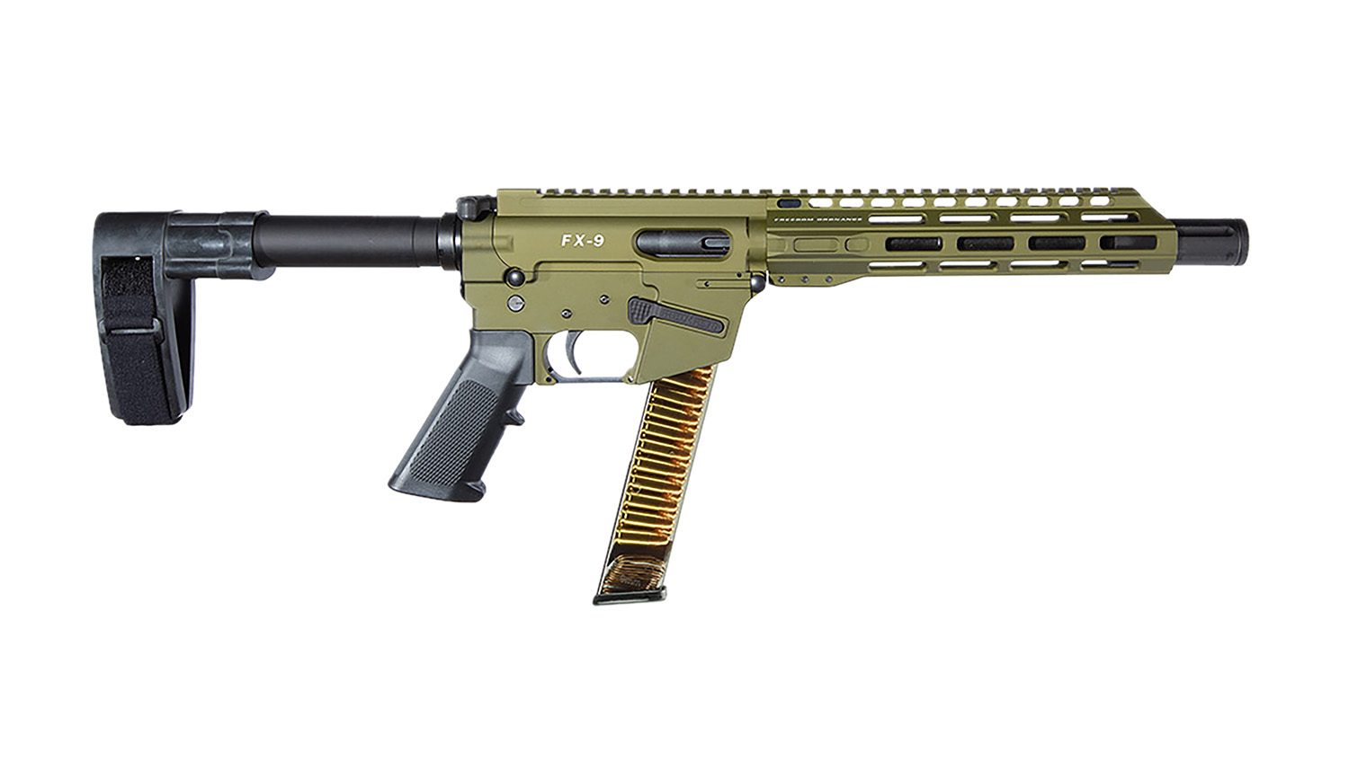 FREEDOM ORDNANCE FX9P10SBM-ODG FX9P  10" OD Green