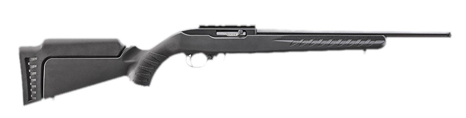 Ruger 31239 10/22  Sports South Exclusive Carbine 22 LR 10+1 16.12" Black Satin Threaded Barrel, Receiver w/Scope Rail, Ruger Modular System Synthetic Stock