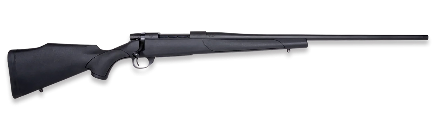 Weatherby VTX256RR2T Vanguard Obsidian 25-06 Rem 5+1 22" Blued Heavy Threaded Barrel, Blued Drilled & Tapped Steel Receiver, Monte Carlo Black Polymer Stock