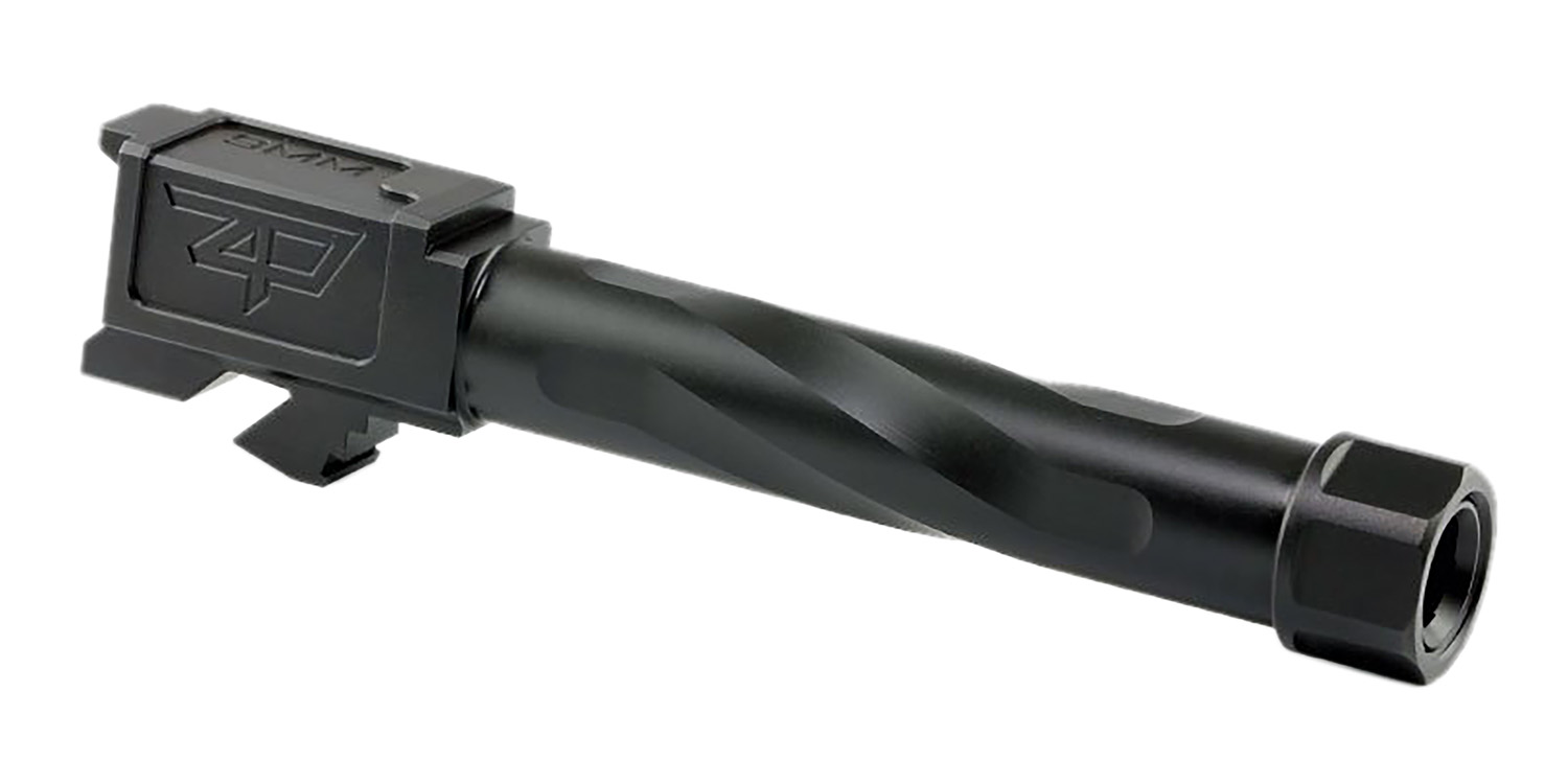 Zaffiri Precision ZP.19BTBN   9mm Fits Glock 19 Gen 1-5 4.60" Black 416R Stainless Steel
