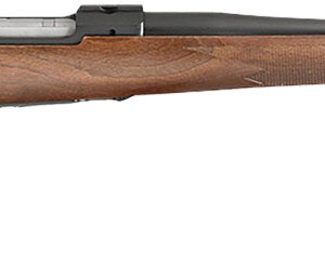 Ruger 37115 Hawkeye  Sports South Exclusive Full Size 257 Roberts 4+1 22" Satin Blued Alloy Steel Barrel, Receiver w/Integral Scope Mount, American Walnut Fixed Stock, Right Hand