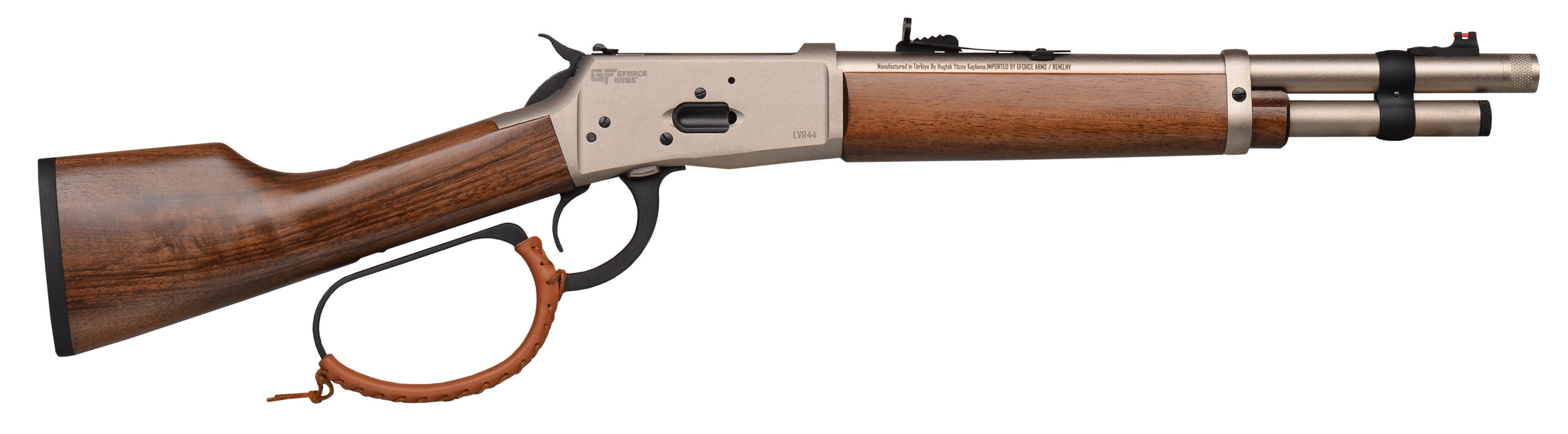 GFORCE LVR357 357MAG 12 WALNUT NICKEL 5RD