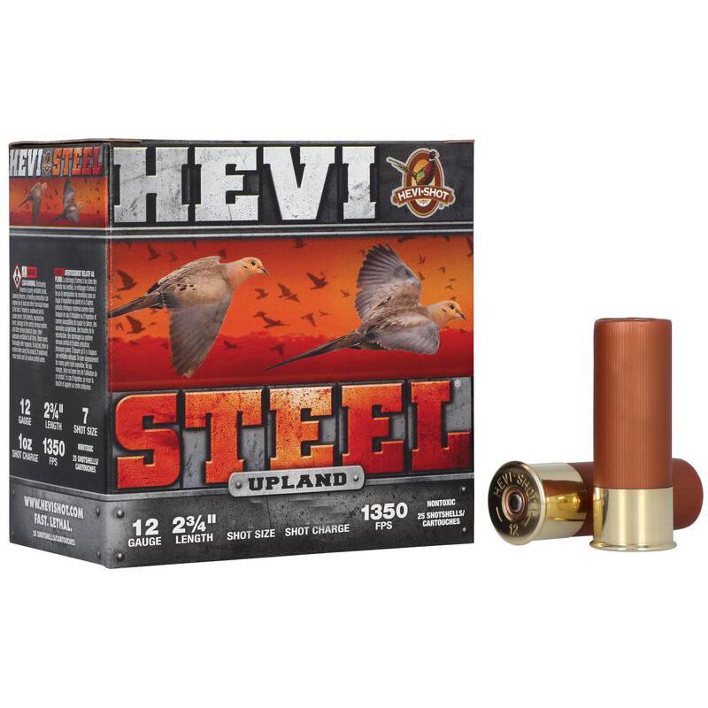 HEVI-Shot Hevi-Steel Upland Shotshells 12 ga 2-3/4" 1-1/8 oz 5 25/ct