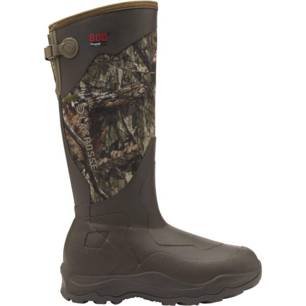 Lacrosse Alpha Agility 17" Boots 800G Mossy Oak Country DNA Size 9