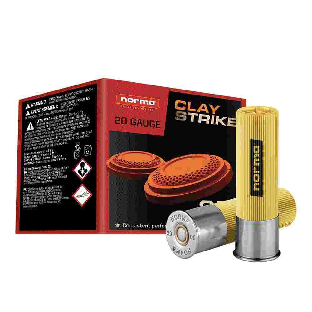 Norma Claystrike Shotshells 20 ga 2-3/4" 1 oz 1250 fps 8 25/rd