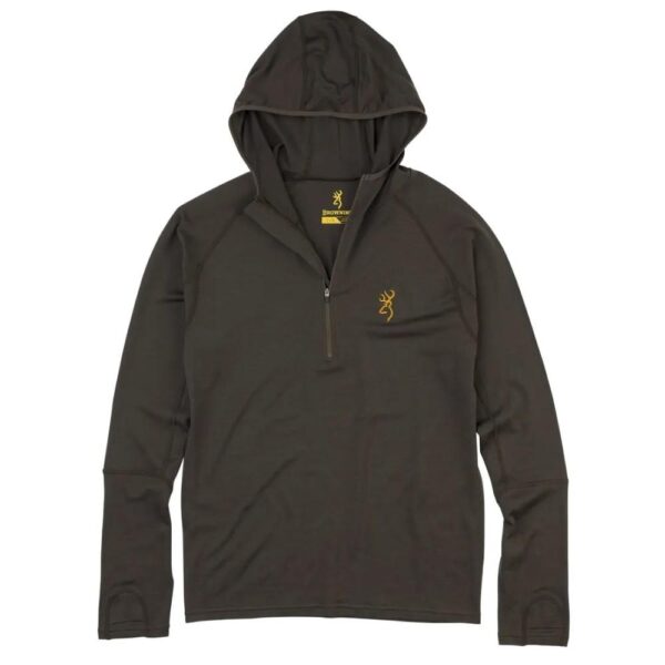 Browning Merino Hooded Shirt Major Brown S