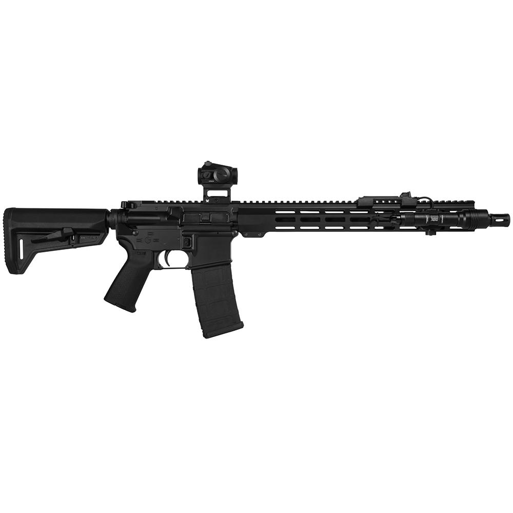 Shark Coast Tactical "Midnight" SCC-15 Lower Rifle 5.56mm 30rd Magazine 16" Barrel 15" Handguard Vortex Crossfire & Streamlight Protac with Carry Bag