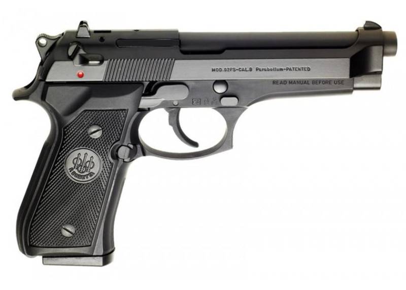 BERETTA 92FS POL SPL 9MM PSTL BRUN