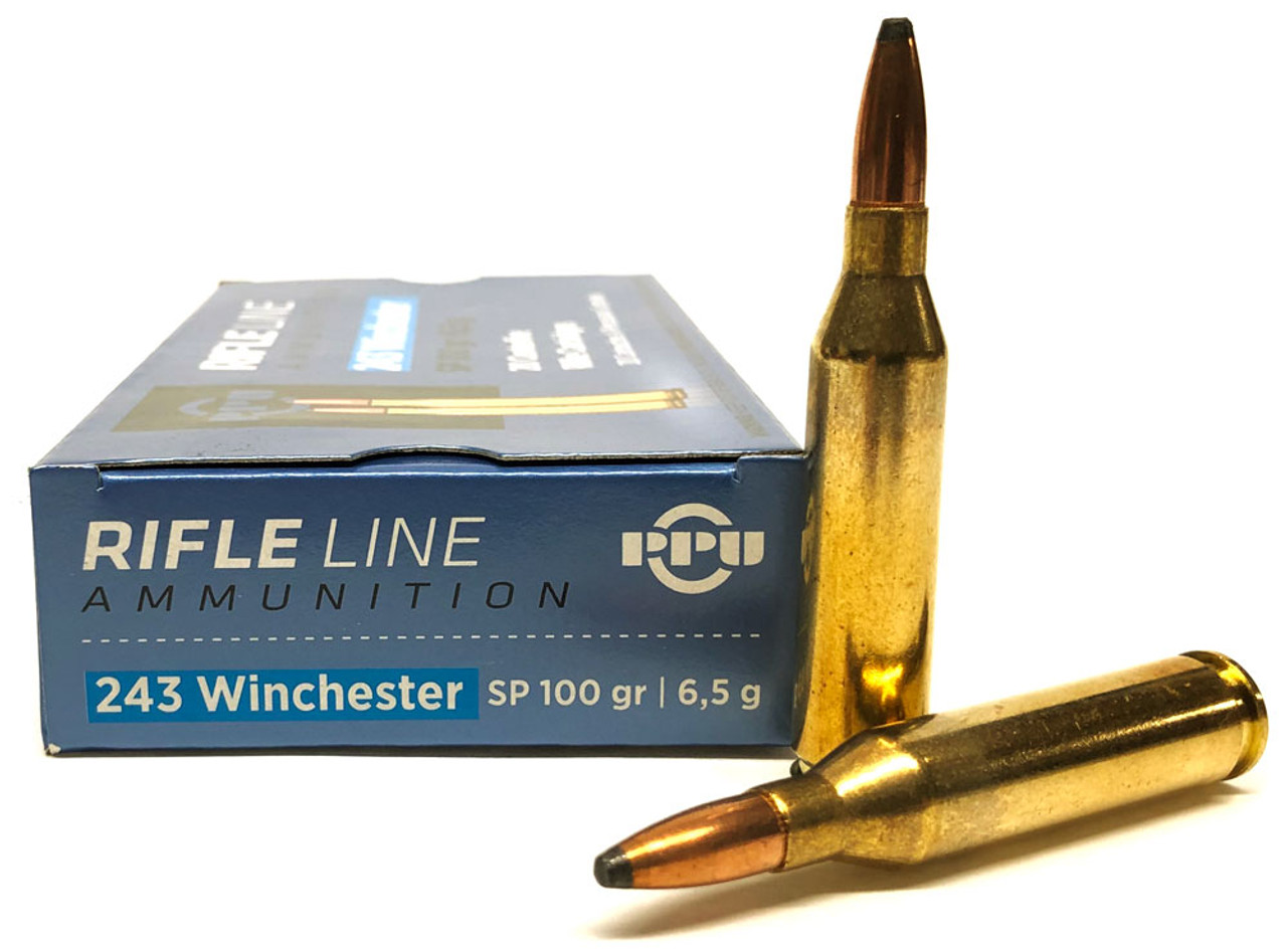 PPU 243 WIN SP 100GR 20RD BOX 10 BOXES PER CASE