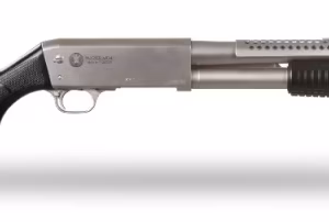 PANZER ARMS PA37 PUMP 18.5" NICKLE/BLK WOOD SHTG