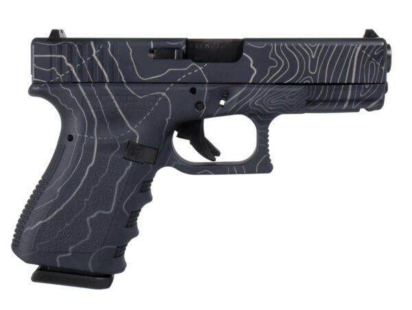 SHARK COAST G19 9MM TOPOGRAPHY BLUE 15RD