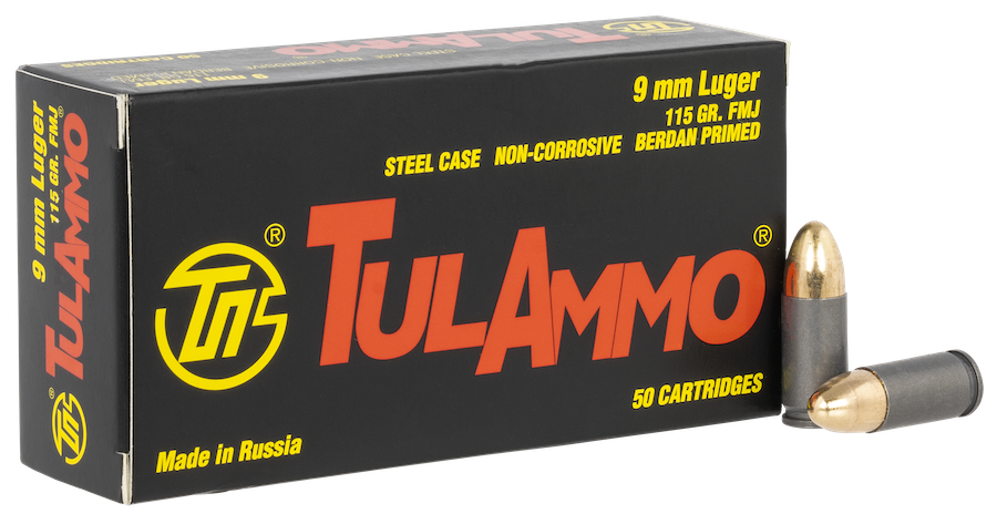 TULAMMO 9MM 115GR FMJ 50RD BOX