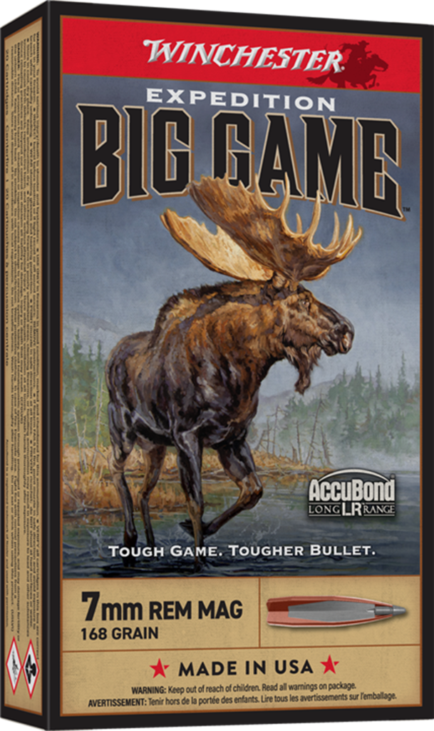 WINCHESTER BIG GAME 7MM 168GRS ACCUBOND LR 20RD BX 200RD CASE