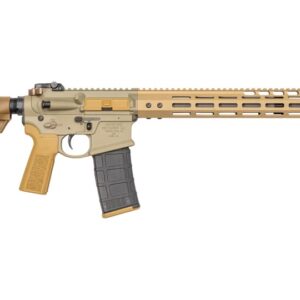 NOVESKE 5.56 16" M4 BBL, 15" MLOK RAIL FDE CERAKOTE 1-30RD PMAG
