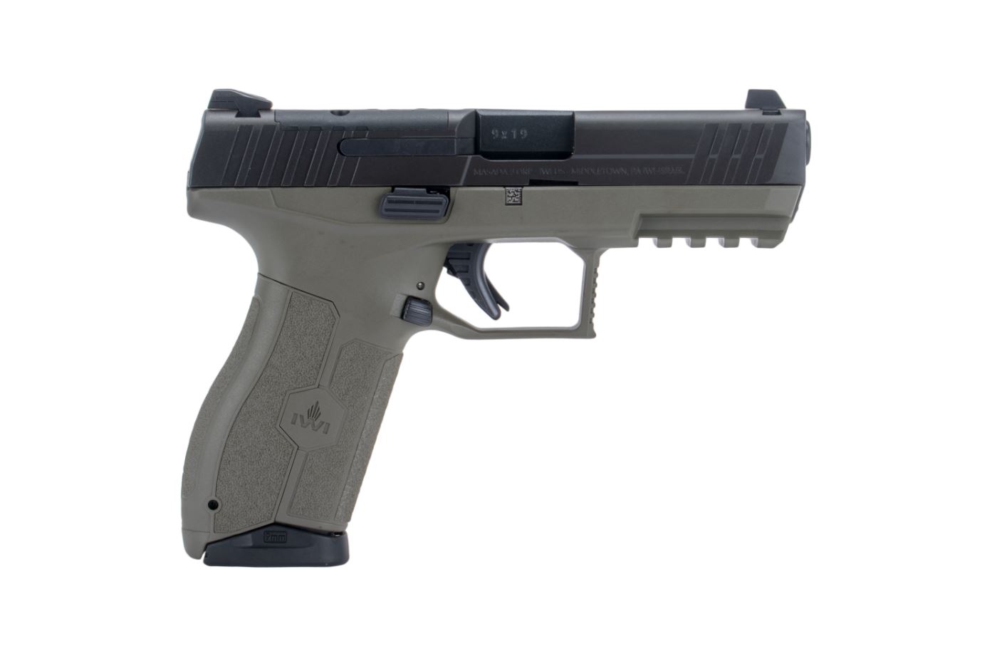IWI - ISRAEL WEAPON INDUSTRIES MASADA OR 9MM POLY 4" ODG 10+1