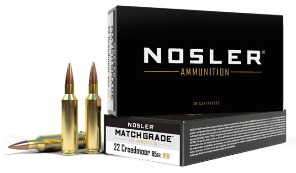 NOS AMMO MATCH 22CREED 85GR RDF HPBT 20/10