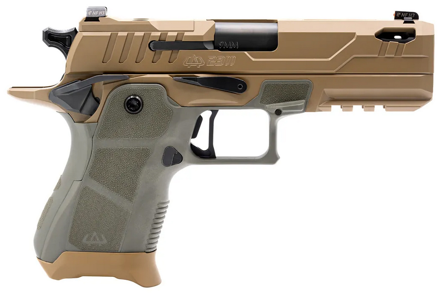 OA 2311 COMPACT PRO 9MM SAGE PORTED 15RD