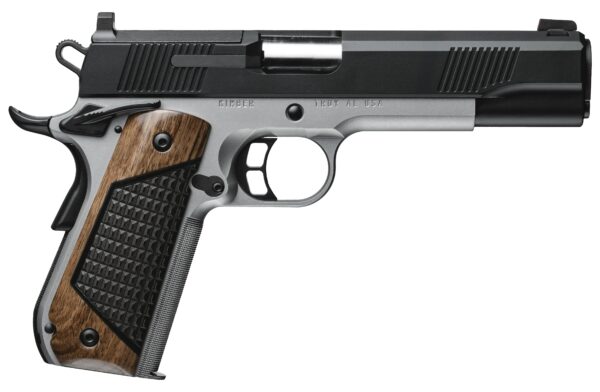 Custom Two-Tone 45ACP 5" OR Blk/SS G10 7-rd