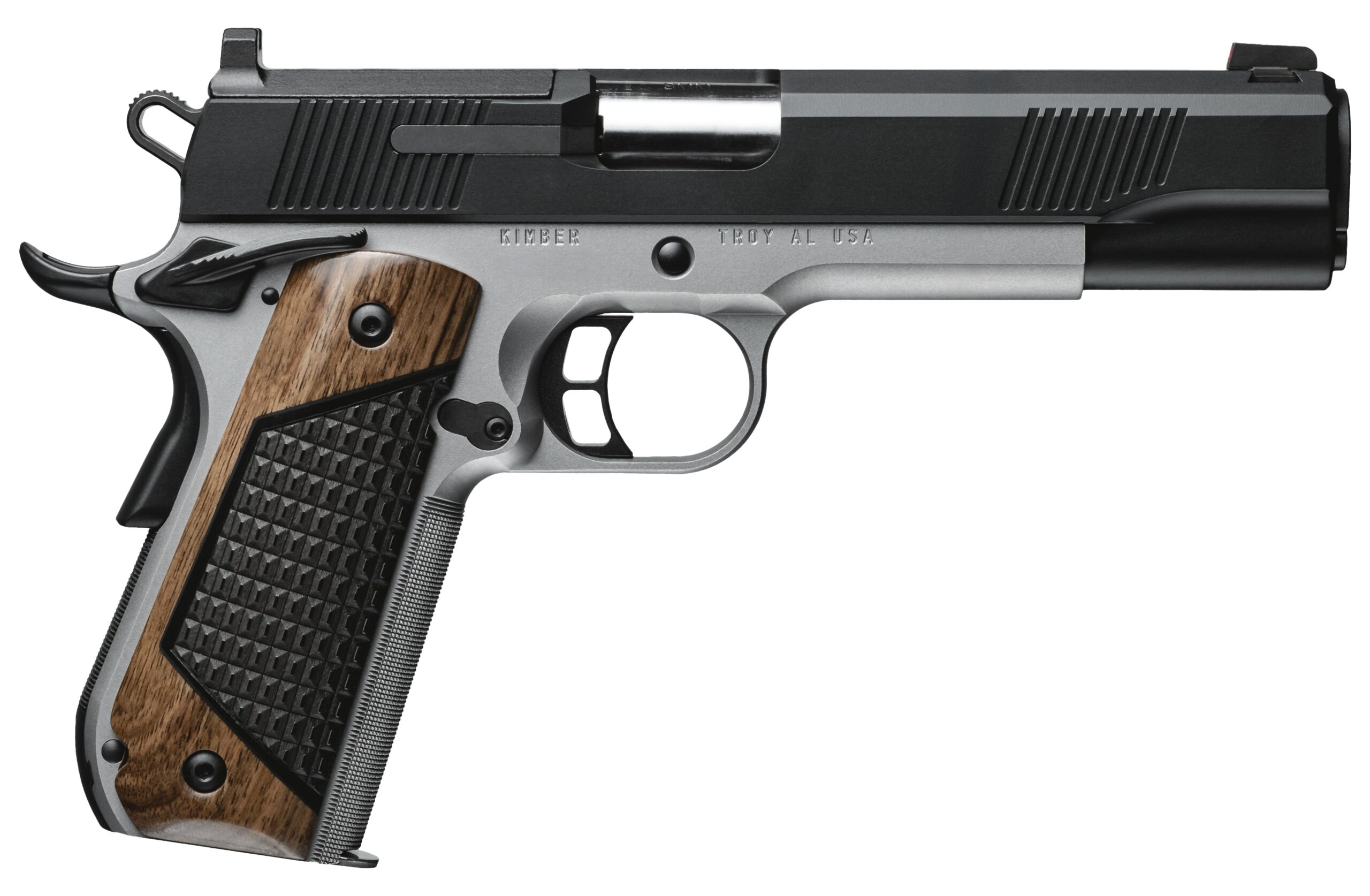 Custom Two-Tone 45ACP 5" OR Blk/SS G10 7-rd