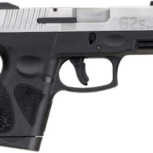 Taurus 1G2S939 G2S  Compact Frame 9mm Luger 7+1 3.20" Matte Stainless Steel Barrel, Matte Serrated Stainless Steel Slide, Black Polymer Frame w/Picatinny Rail & Polymer Grip, Right Hand