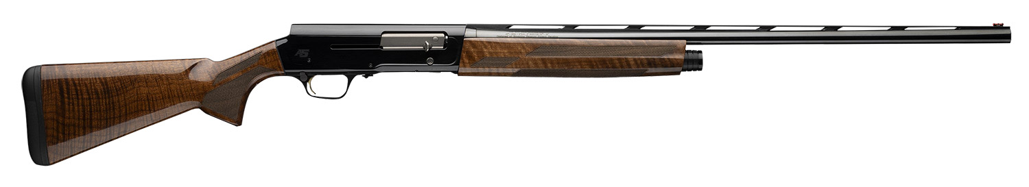 Browning 0119013004 A5 Hunter 20 Gauge Semi-Auto 3" 4, 2 3/4" Shells 26" High Gloss Blued Vent Rib Barrel, Gloss Black Anodized Aluminum Receiver, Adjustable LOP & Shim Gloss Turkish Walnut Wood Stock