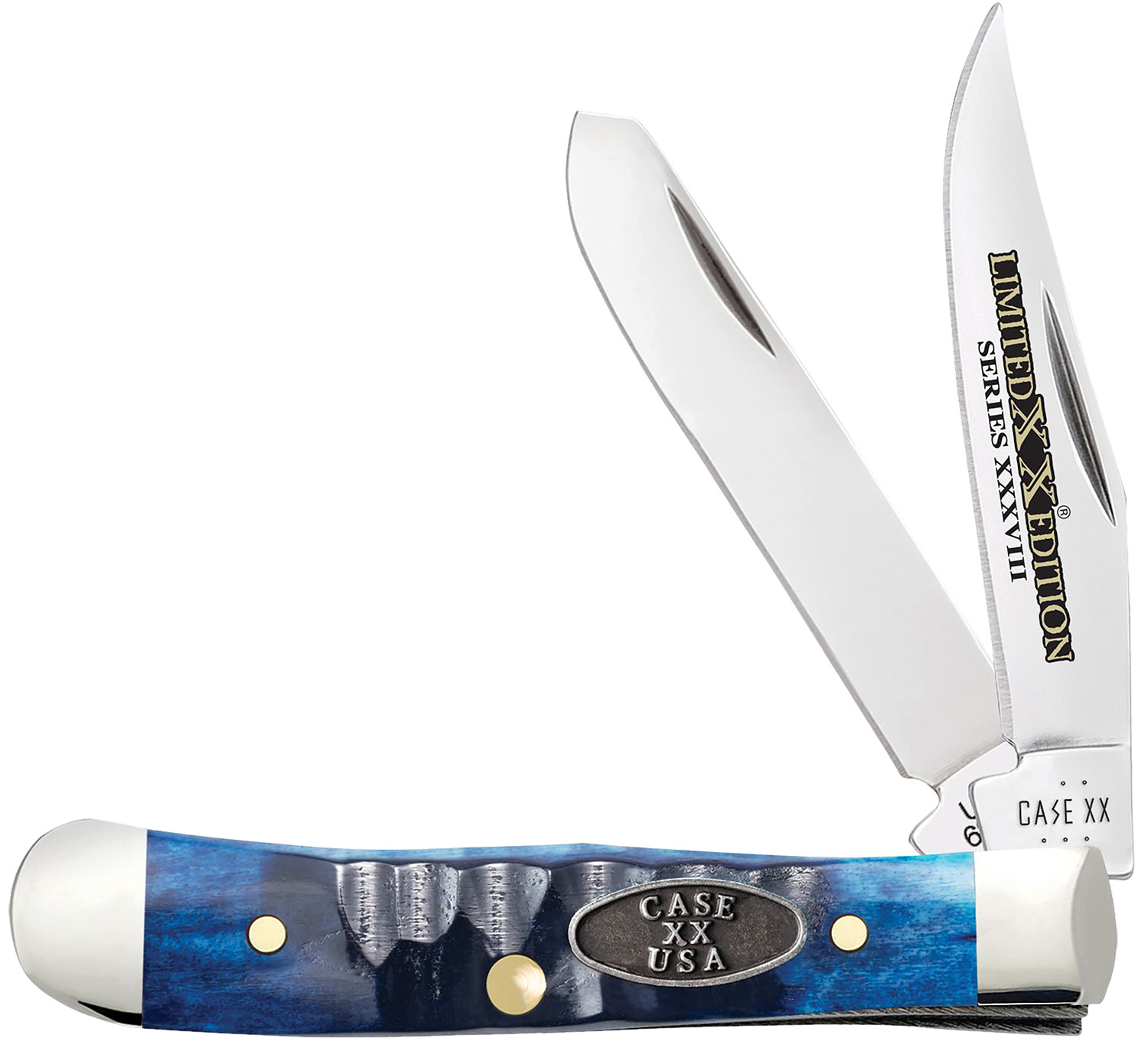 CASE 53984 OCEAN BLUE BONE TINY TRAPPER