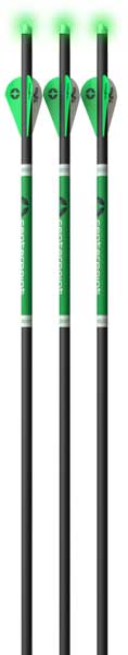 CENTERPOINT XBOW ARROW CP400 - 20" W/ORANGE LIGHTED NOCK 3PK