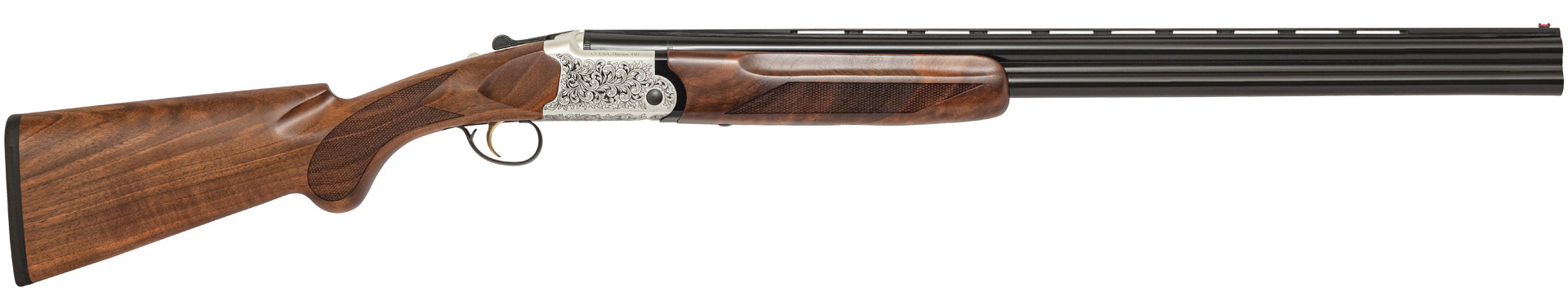 CHARLES DALY 202AE 12GA 28 ENGRAVED SILVER WALN