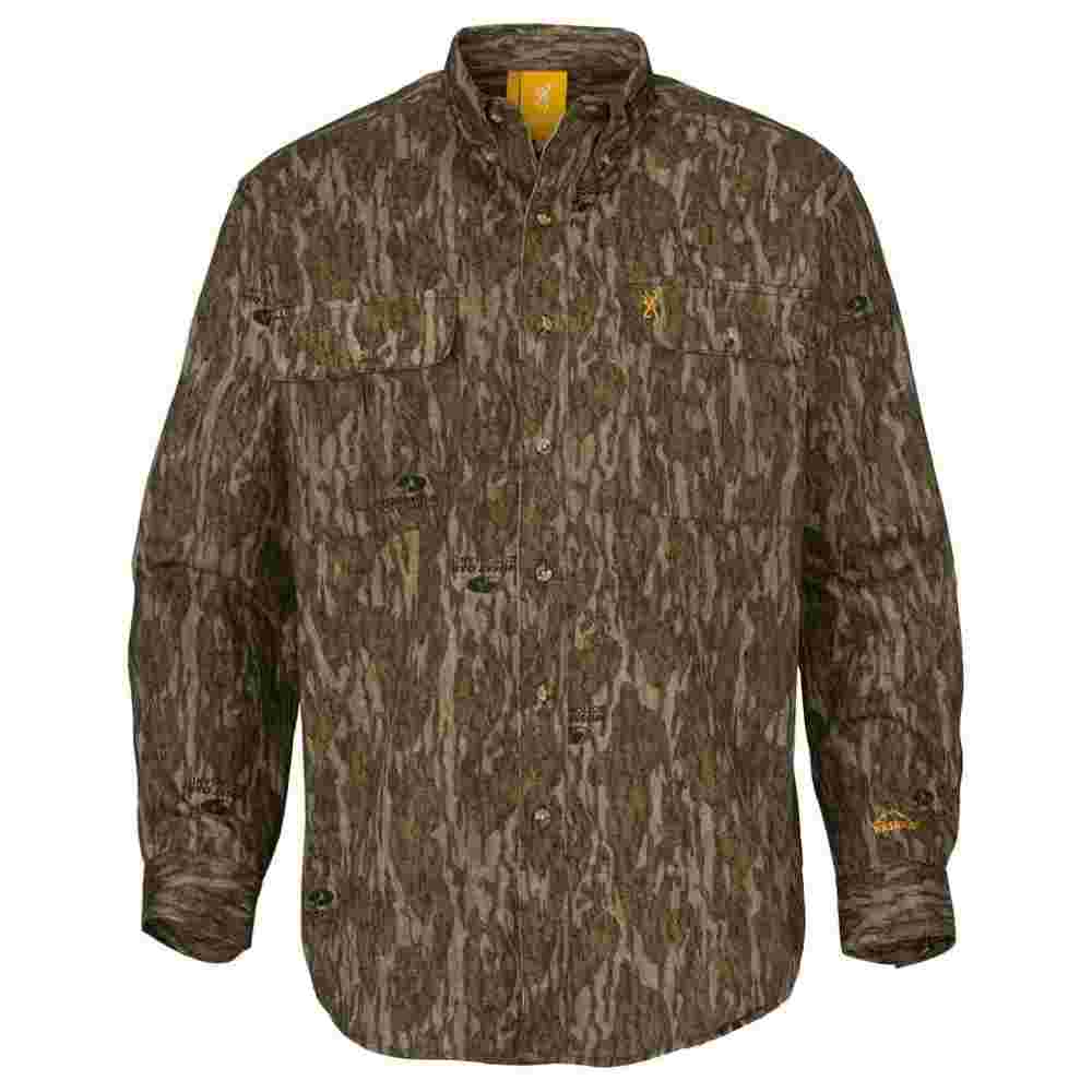 Browning Wasatch-CB Shirt Button-Front 2 Pocket Mossy Bottomland XL
