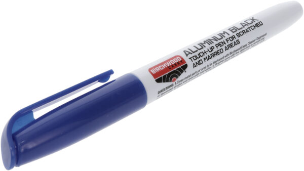 Birchwood Casey 15121 Aluminum Black Touch-Up Pen Felt Tip Gloss Black