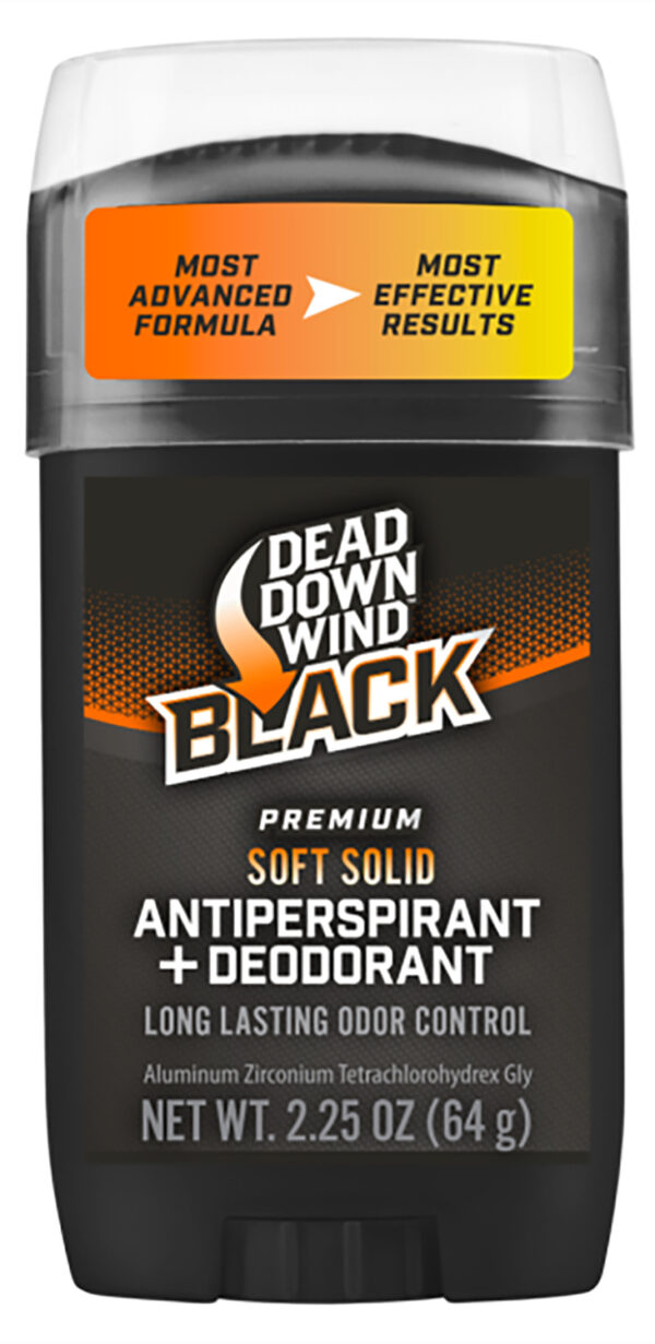 Dead Down Wind 1234 Antiperspirant & Deodorant Black Premium Odor Eliminator 2.25 oz Stick