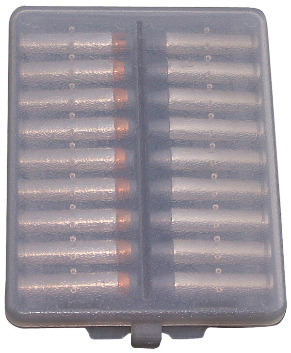 MTM Case-Gard W18941 Ammo Wallet  Handgun 380 ACP/9mm Luger 18rd Clear Smoke Polymer