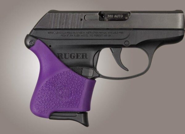 Hogue Handall Hybrid Grip Sleeve Purple for Ruger LCP
