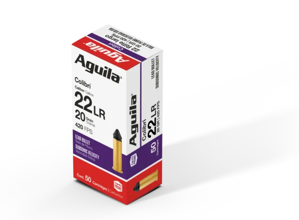 AGUILA 22LR COLIBRI 20GR 50RD BOX 20 BXS PER CS