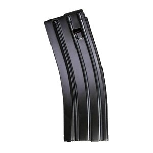 AR-15 30RD 5.56 BLACK STEEL MAGAZINE GRAY FOLLOWER