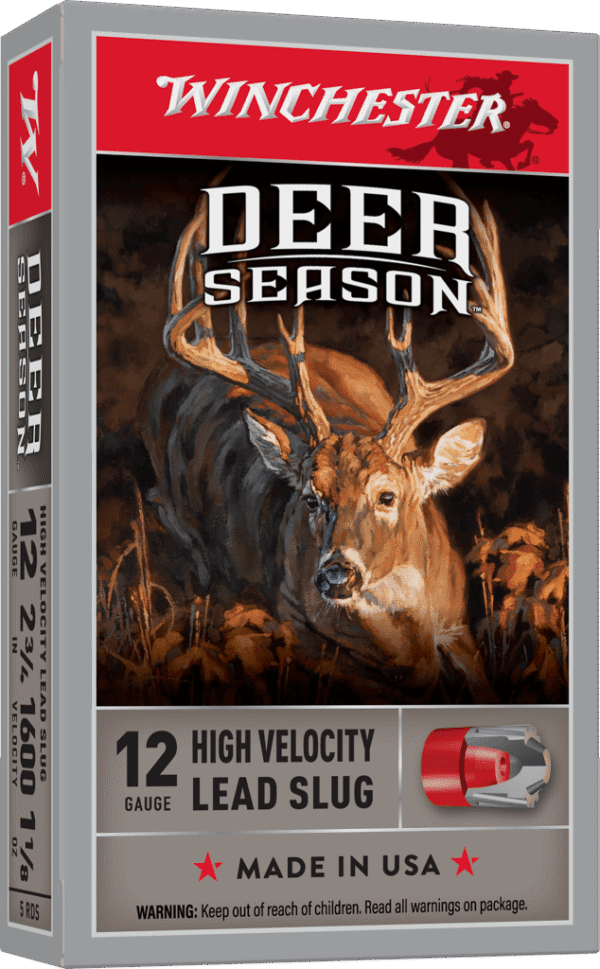 12GA 2-3/4" 1-1/4OZ 5RDS DEER SEASN