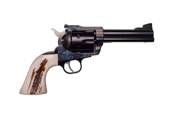 CNC RUGER PREMIER BLACKHAWK 45LC/45ACP COMES WITH BOTH CYLINDERS CASE HARDENED STAG GRIPS 1/200