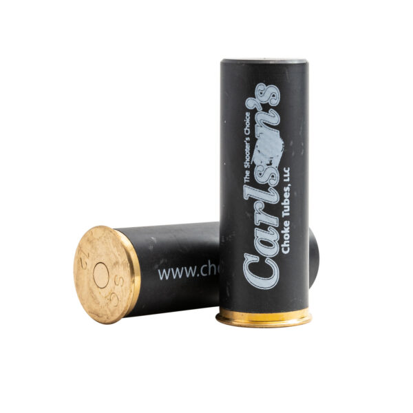 Carlson's shotgun choke tubes in black casing.