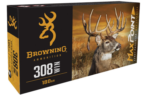 Browning ammunition box featuring 308 Win caliber